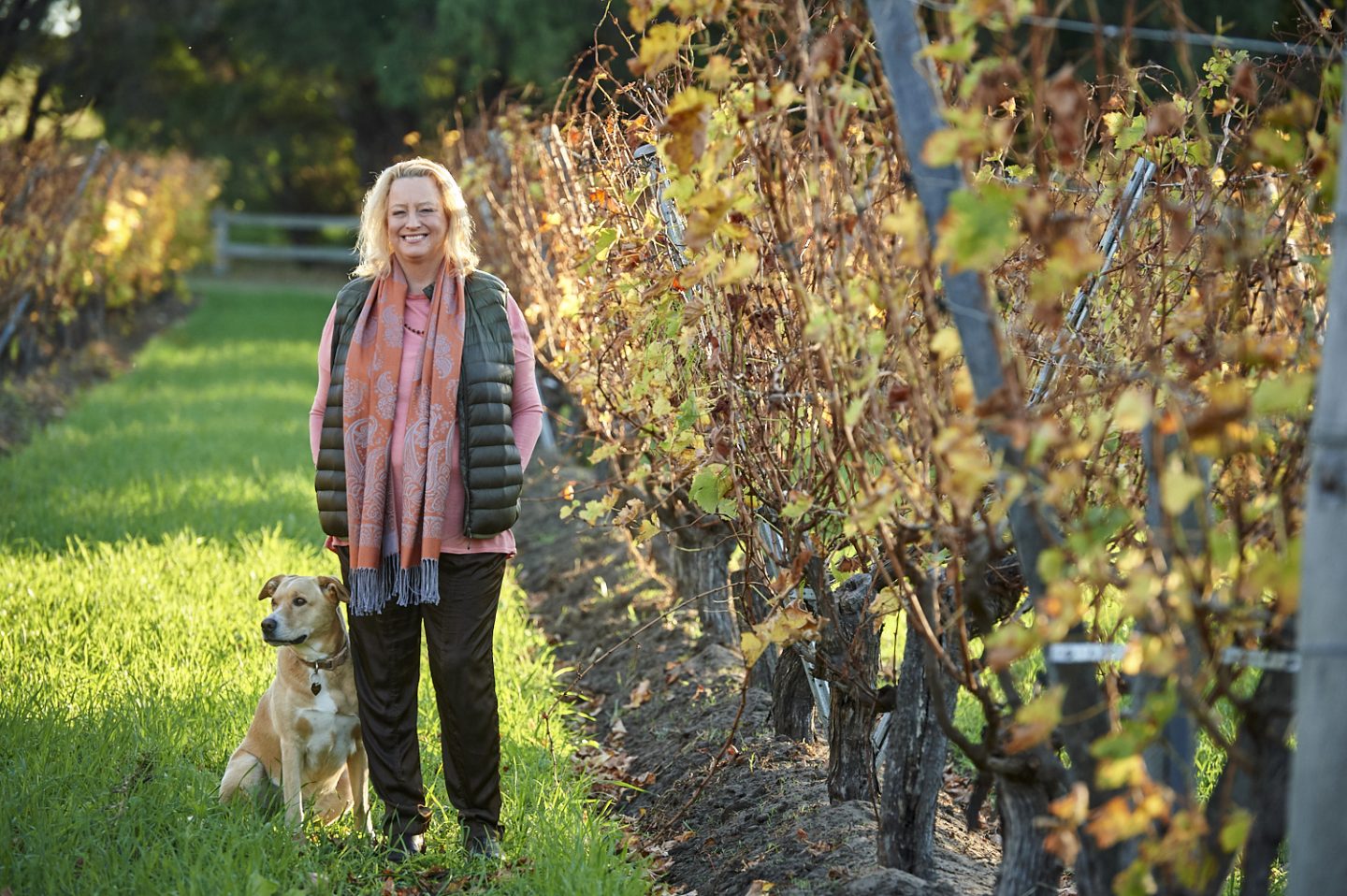 Vanya Cullen in her Margaret River vineyard